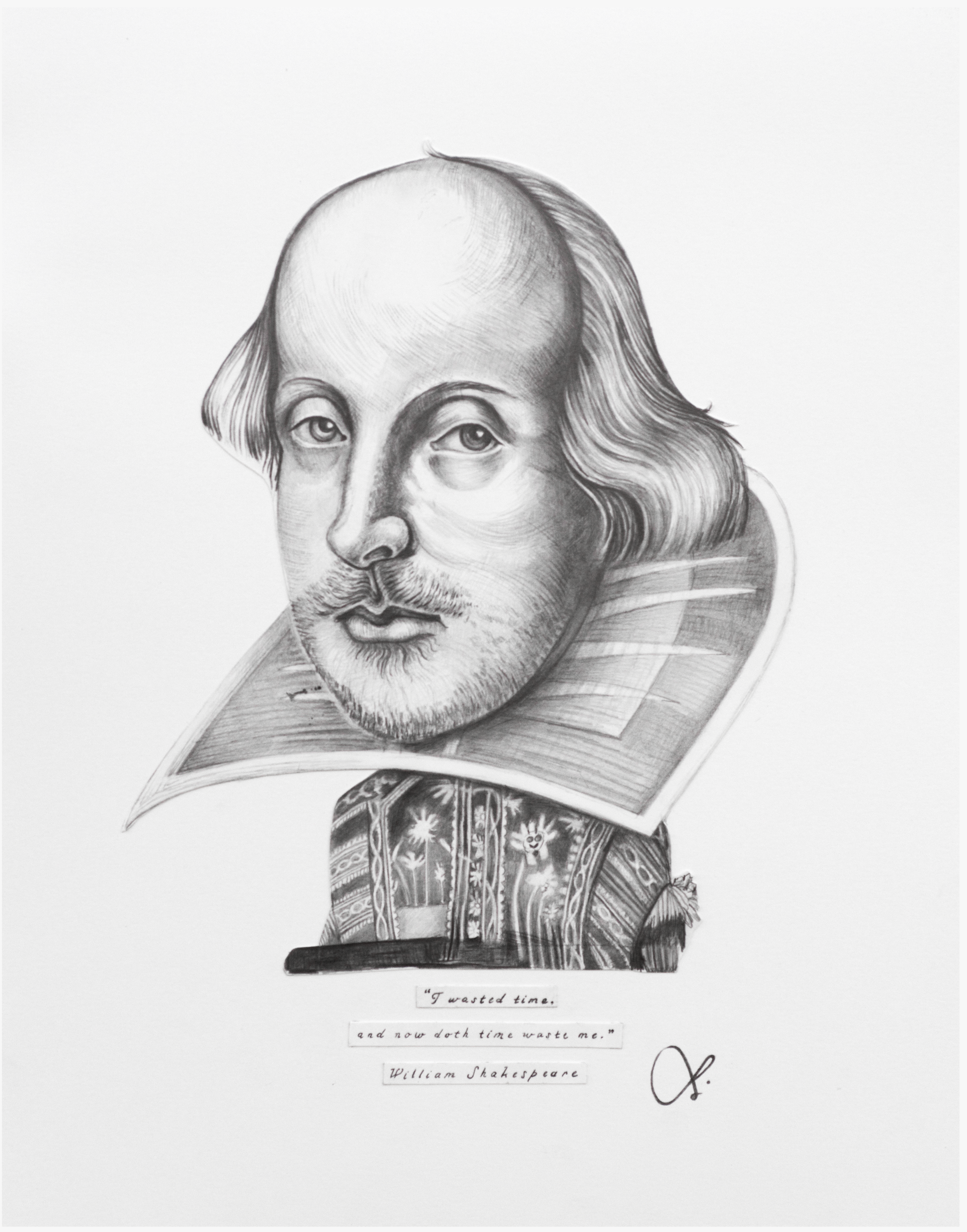 Уильям Шекспир оригинал портрет