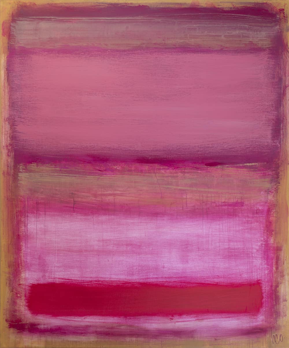 Buy a painting of a shade of pink called Cali Love.