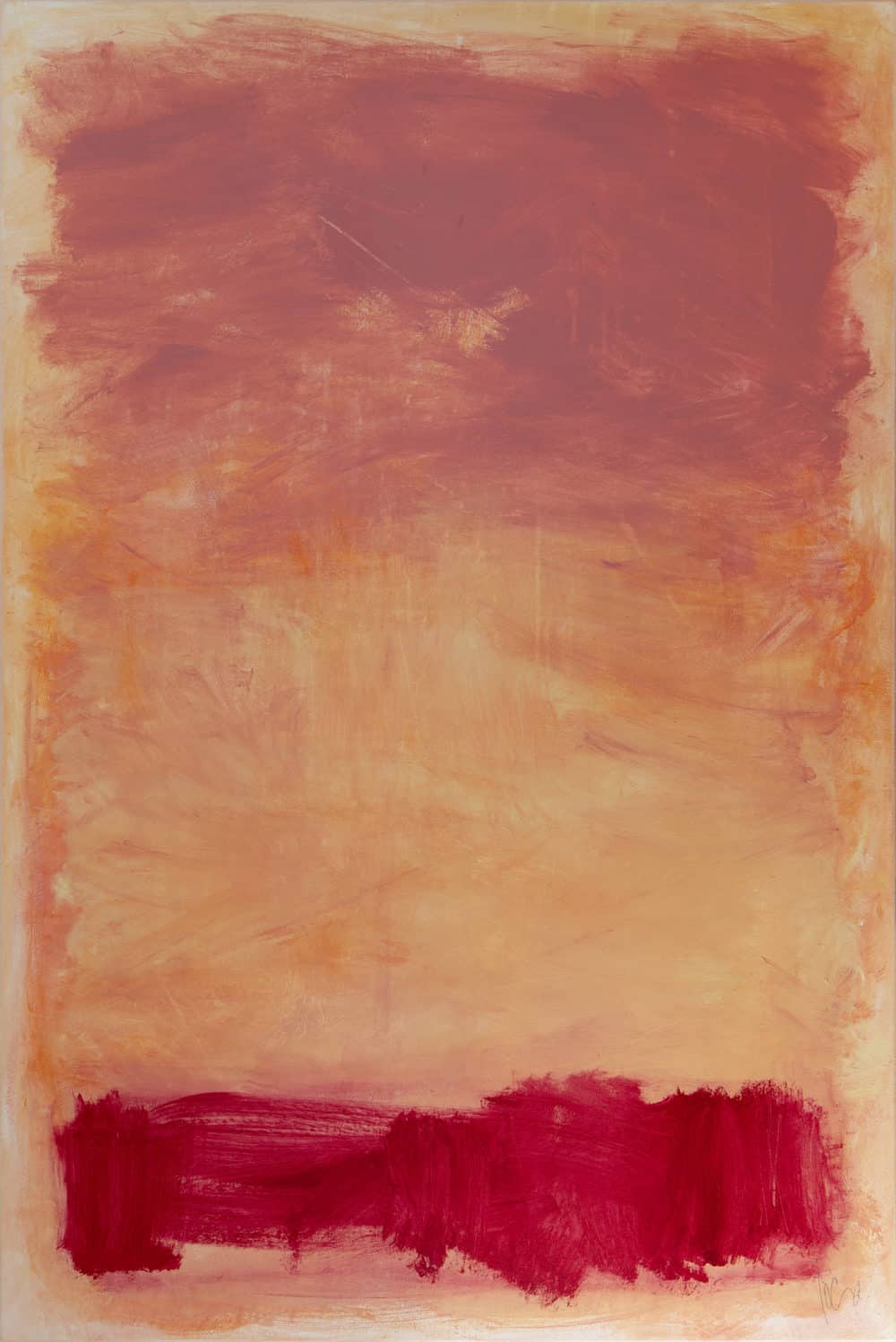 Buy a painting of warm colors called Sunset Rouge.