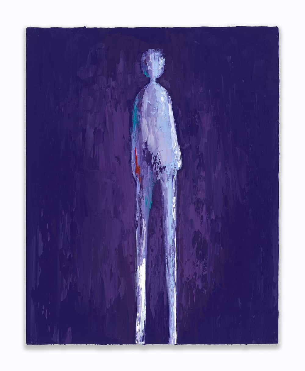 Buy a painting of a man in purple called Broadway.