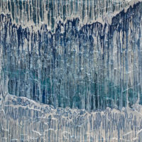 Buy a painting of a water splash called Glacier.