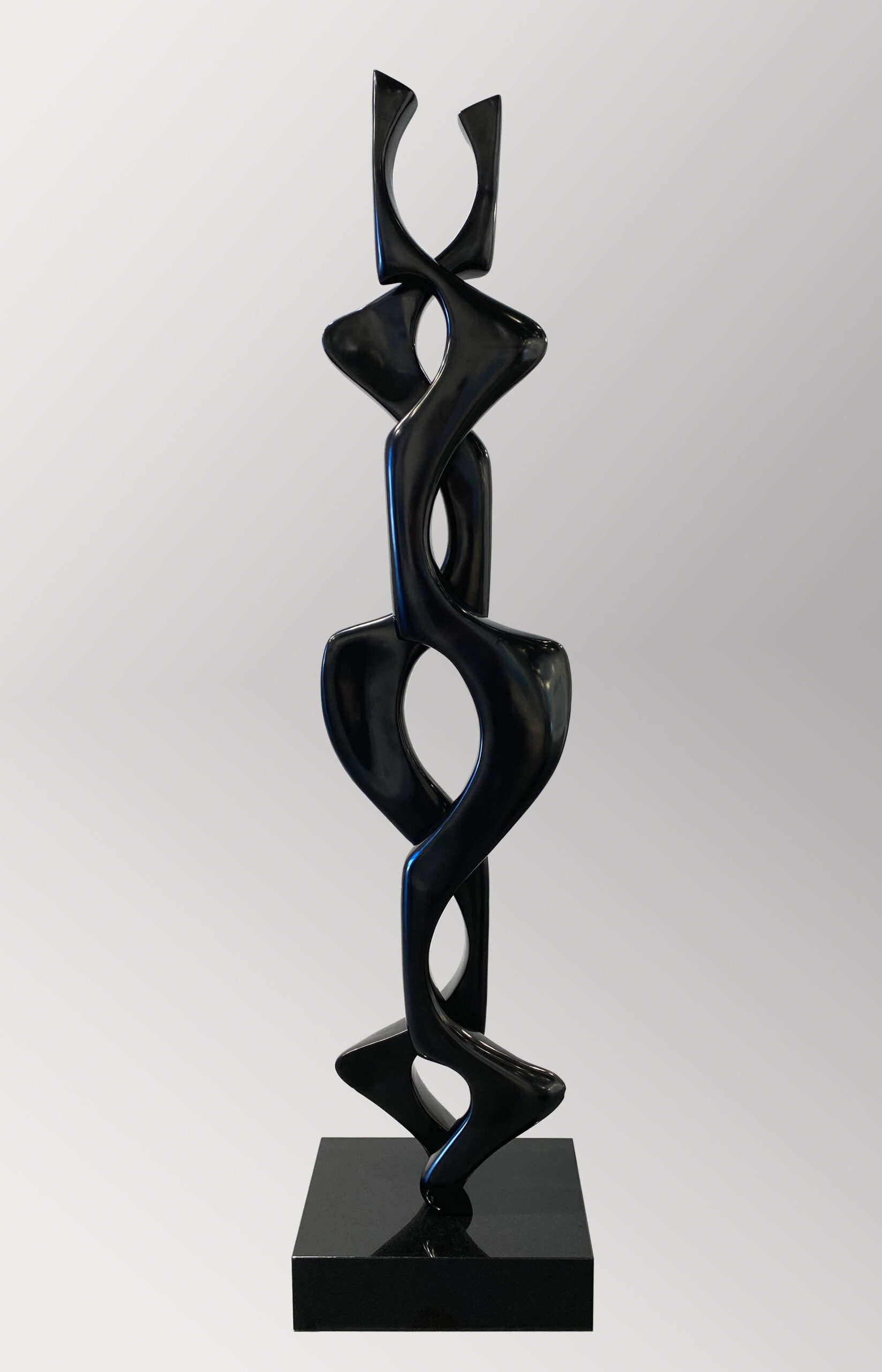 Shiva Shakti (Twins) | Bronze on Solid Granite Base Art Piece | MAC Art Galleries