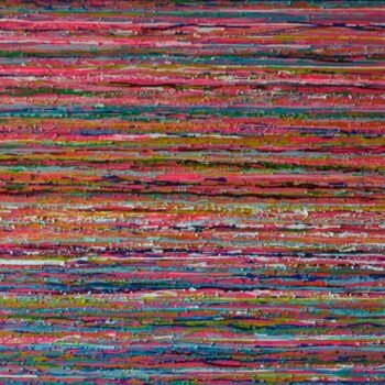Buy a painting of a colorful lines called Banylbufar, Spain