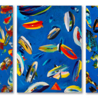 Buy a painting of a Colors on the Sea called Waterscape Triptych