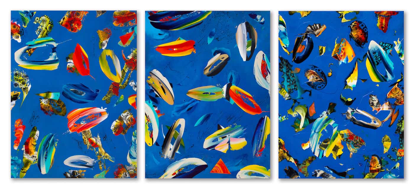 Buy a painting of a Colors on the Sea called Waterscape Triptych