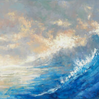 Buy a painting of waves called In Search of The Wave