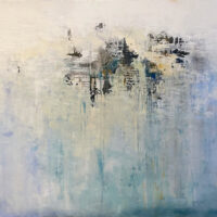 Buy Mixed Media on Canvas of Black Islands Lost at Sea | Nautical Sublime II | MAC Art Galleries