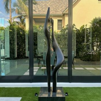 Buy Bronze Statue of Two Tall Posts | Royal Family | MAC Art Galleries