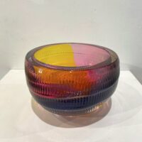 Buy Glass Bowl of Amber Colors | Gem Garden | MAC Art Galleries