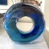 Buy Glass of Full Blue Circle | Blue Moon Love | MAC Art Galleries
