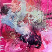 Buy Oil on Canvas Rich Pink Hues | On Fleek | MAC Art Galleries