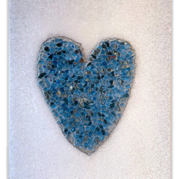 Blue Flower Heart | Something Blue | MAC Art Galleries