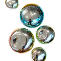 Buy Blown Glass of Rainbow Mirror-Like Bubbles | Rainbow Reverie | MAC Art Galleries