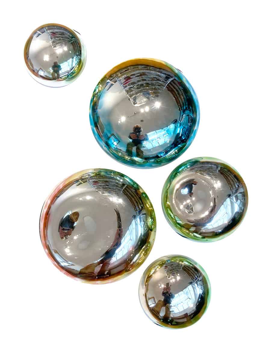 Buy Blown Glass of Rainbow Mirror-Like Bubbles | Rainbow Reverie | MAC Art Galleries