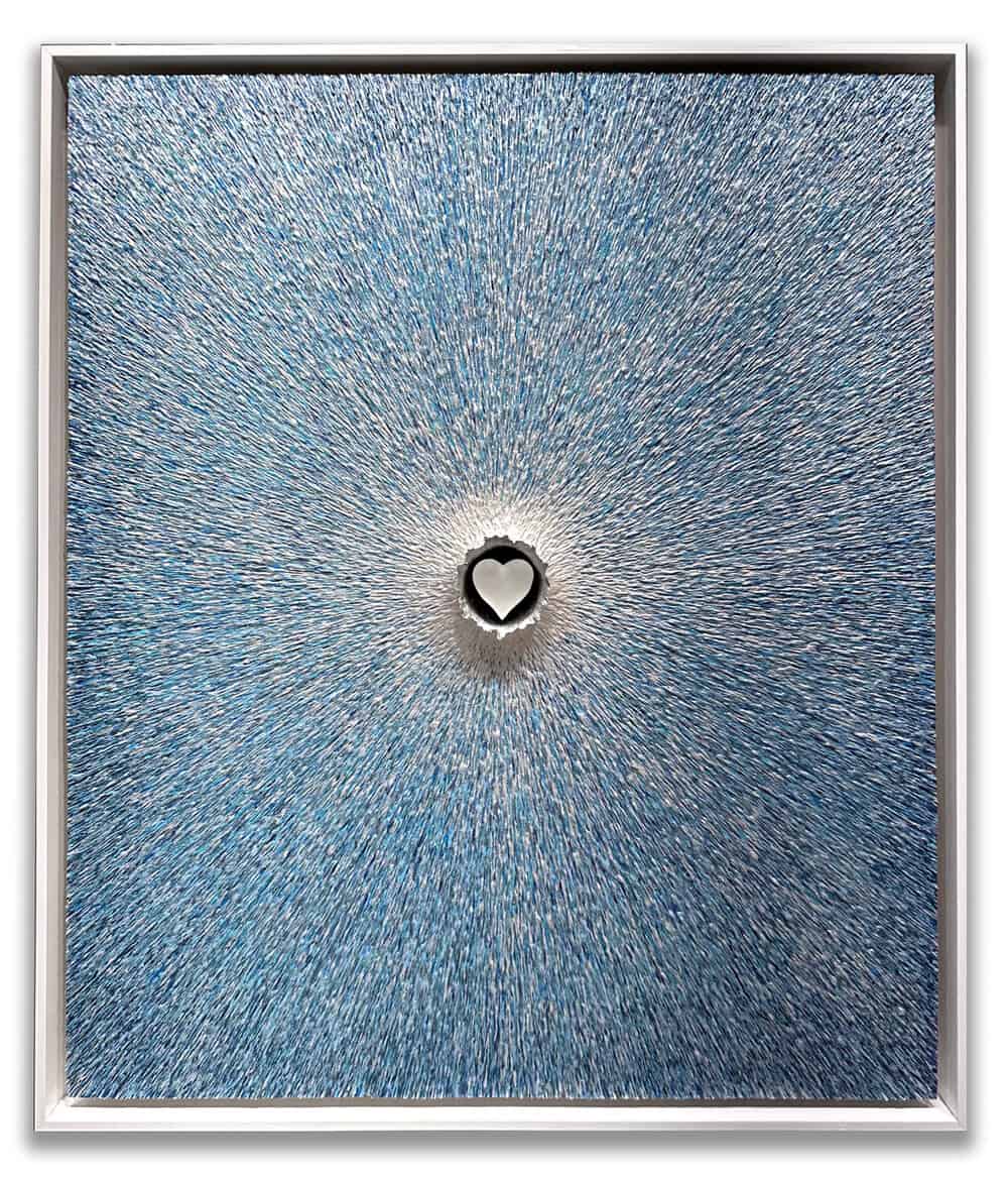 Buy Mixed Media Fiber Resin of the Key Hole Surrounded By Blue | Pure Love Series – Blue | MAC Art Galleries